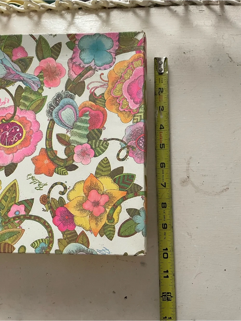 Vintage 70s Bullock’s Floral Decorative Gift Box - Multicolor